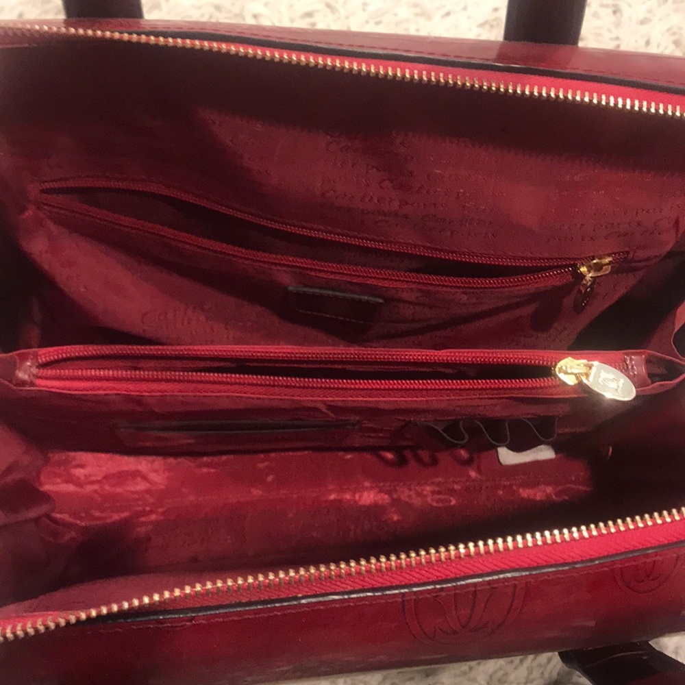 Red handbag - Picture 2 of 4